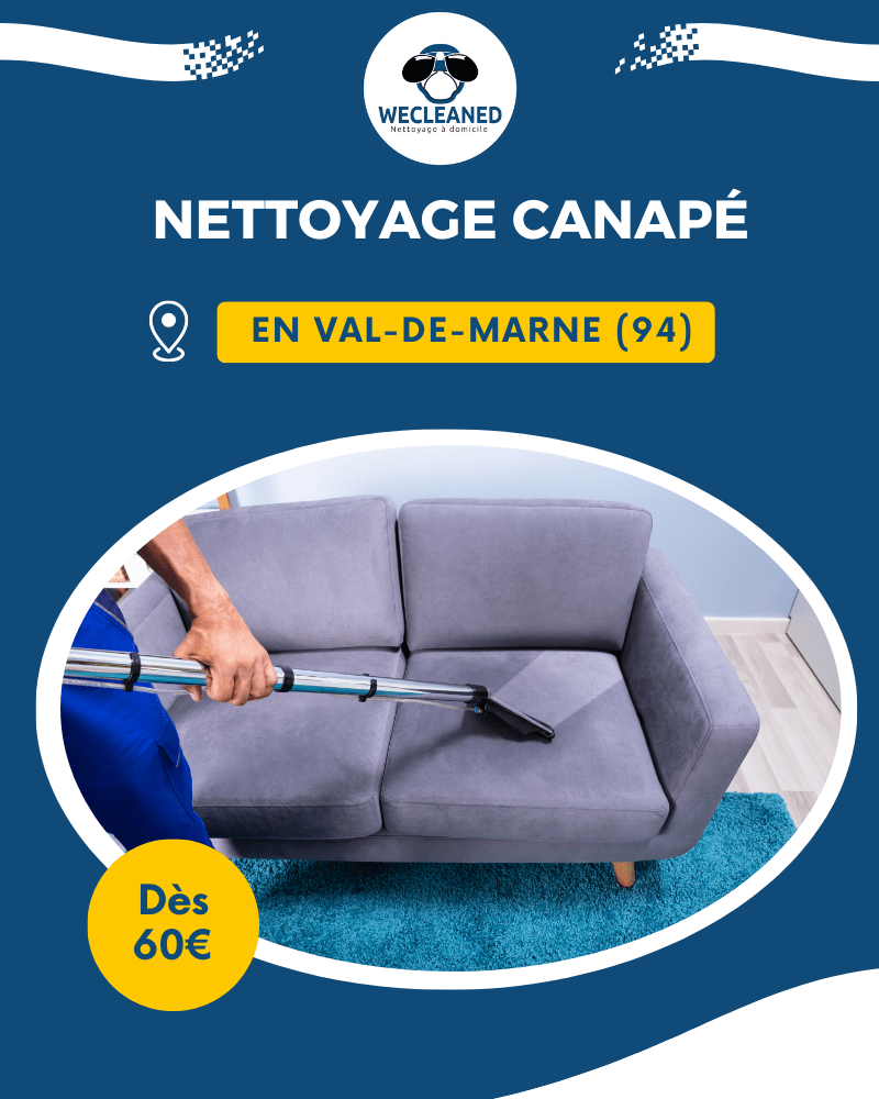 Nettoyage canapé dans toutes les villes de 94